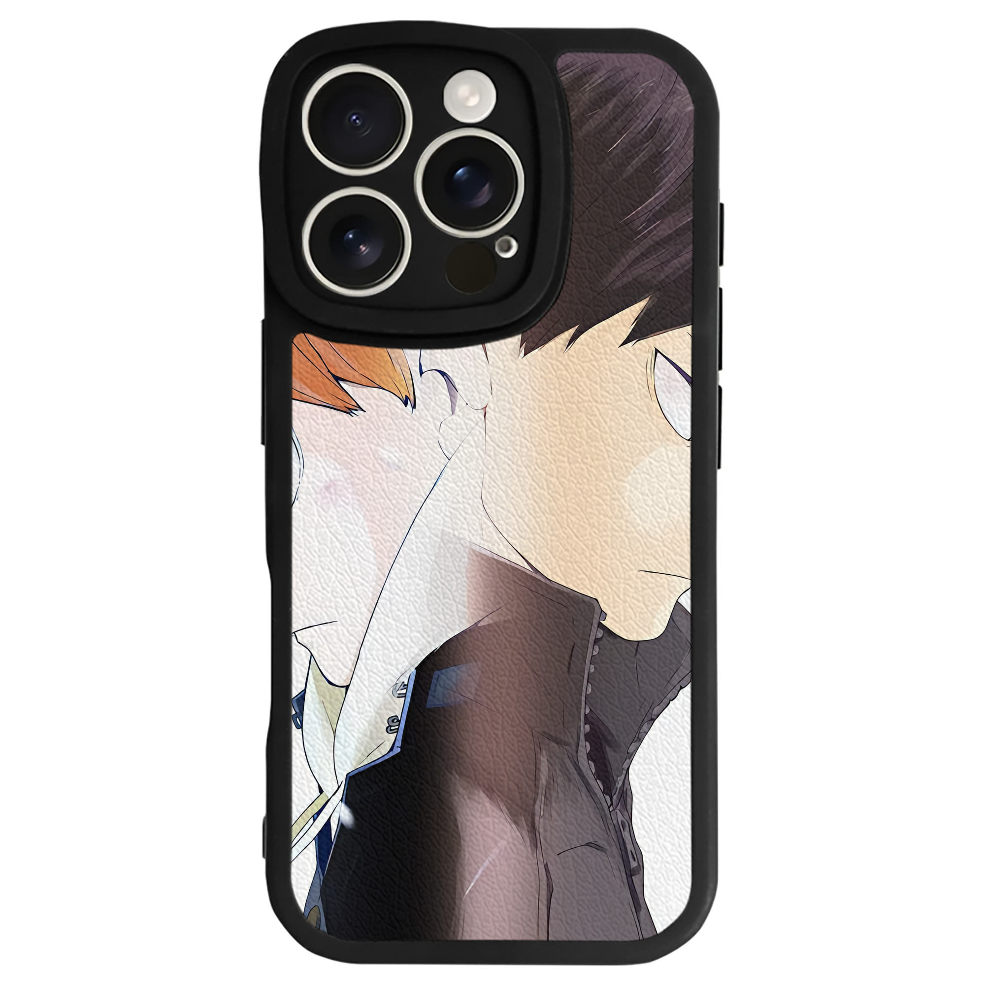 （画像用） ハイキュー!! Haikyu!! 【iPhone 16シリーズ対応】シリコンスマホケース（レザー調） 材質：シリコン